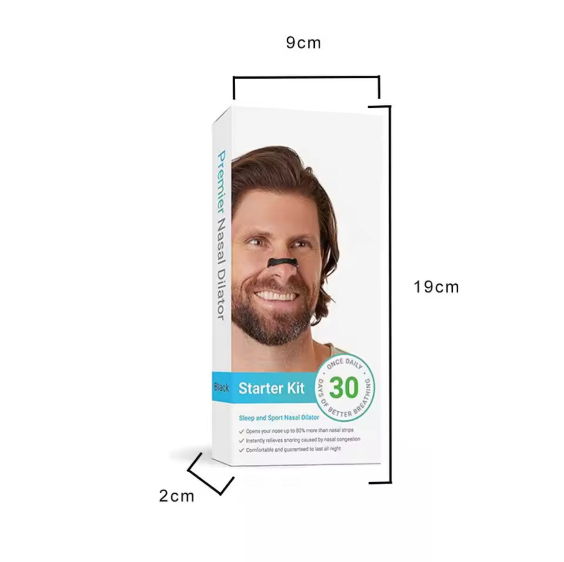 Magnetic Anti Snore Nose Clip, Nasal Breathing Dilators Starter Kit