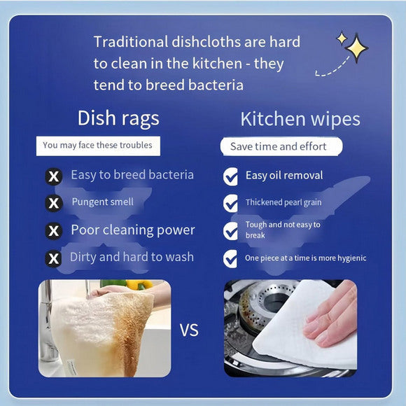 Disposable Kitchen Cleaning Wipes
