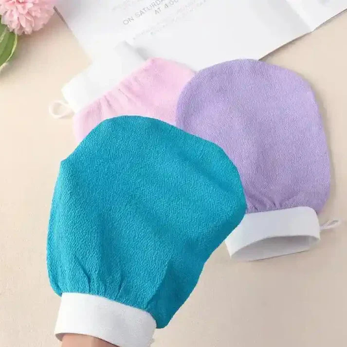 Skin Smoothing Exfoliating Bath Glove (Pair)
