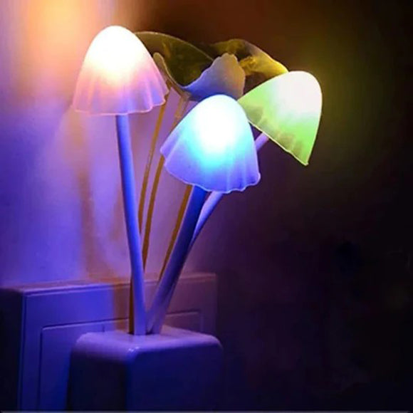 Pack of 3 Mushroom Lamp LED Night Light