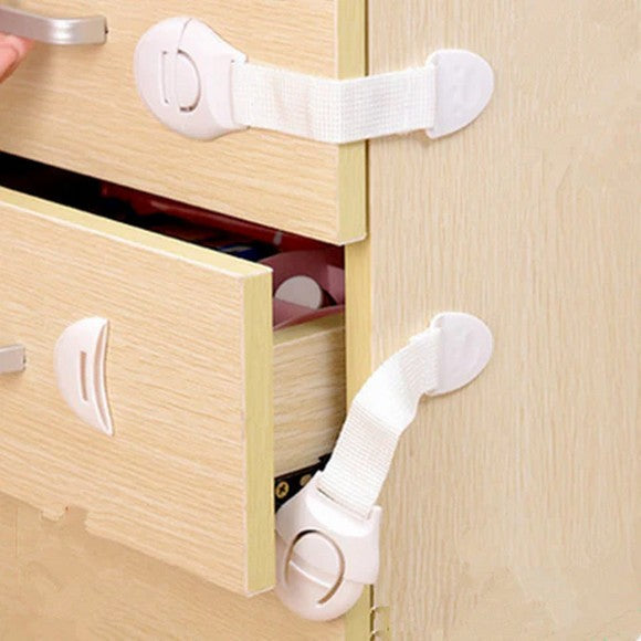 Pack of 5 - Child Safety Locks for Drawers