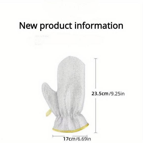 Steel Wire Dish Cleaning Gloves (Pair)