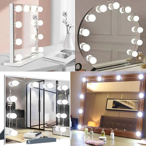 10 LED Vanity Lights Makeup Vanity Mirror Light