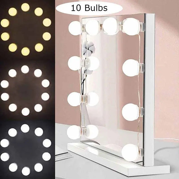 10 LED Vanity Lights Makeup Vanity Mirror Light