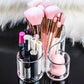 Transparent 3 Grid Makeup Brush Holder