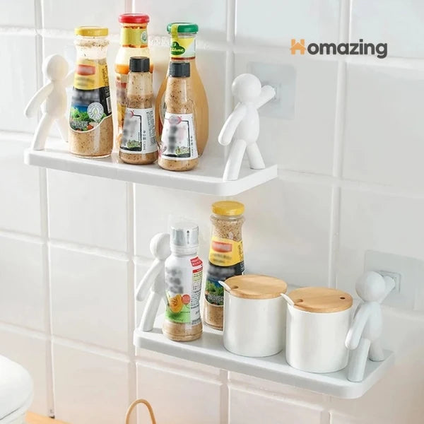 Wall‑Mounted Character Shelf