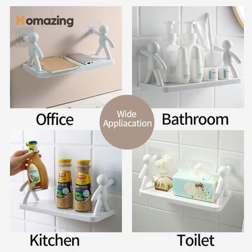 Wall‑Mounted Character Shelf