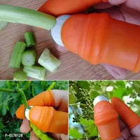 Thumb Knife Finger Silicone Thumb Cutter-Kitchen Set Knife,(pack of 2)Finger Thumb Cutter Silicone Kitchen Use,Quickly Cutting Protector Fruit And Vegetable Picker (Stainless Steel,)
