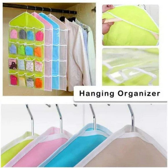 16 Pocket Hanging Organizer (Pack of 5)