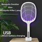 2 in 1 Electric Portable Mosquito Swatter Rechargeable