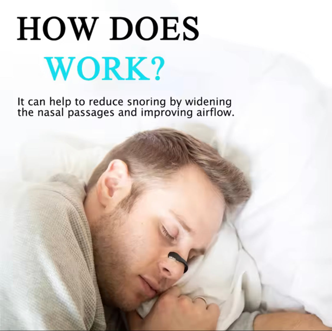 Magnetic Anti Snore Nose Clip, Nasal Breathing Dilators Starter Kit