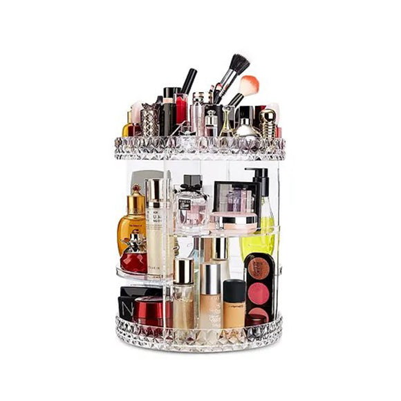 360 Acrylic Rotating Makeup Organizer