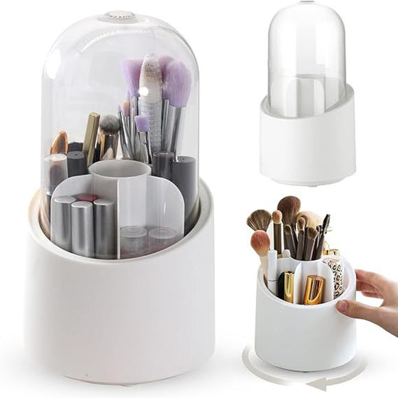 360 Rotating Makeup Brush Holder