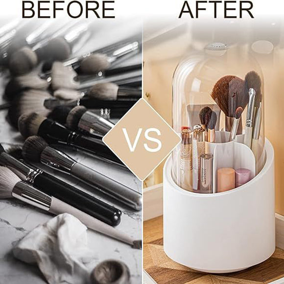 360 Rotating Makeup Brush Holder