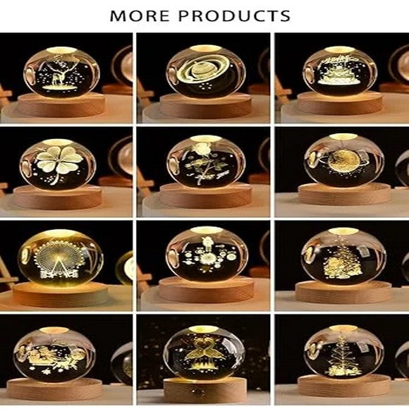 3D Crystal Lamp Night Lamp