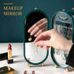 4 Doors Foldable Jewelry Organizer With Mirror