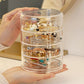 4 Layer Transparent Rotating Jewelry Box