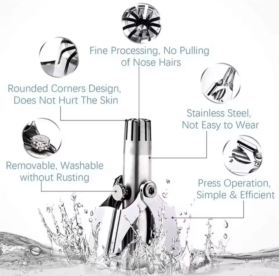 Mini Portable Nose Hair Trimmer