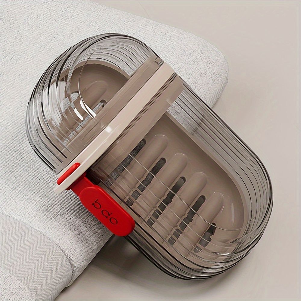 Portable Travel Soap Dish With Drain Water