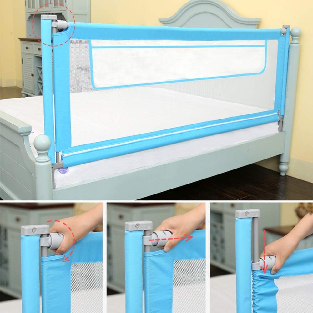 Adjustable Foldable Baby Bed Rail Guard (1 Piece)