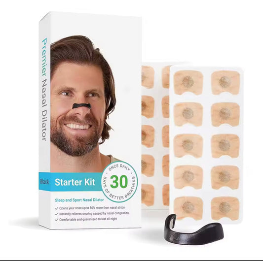 Magnetic Anti Snore Nose Clip, Nasal Breathing Dilators Starter Kit