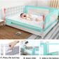 Adjustable Foldable Baby Bed Rail Guard (1 Piece)
