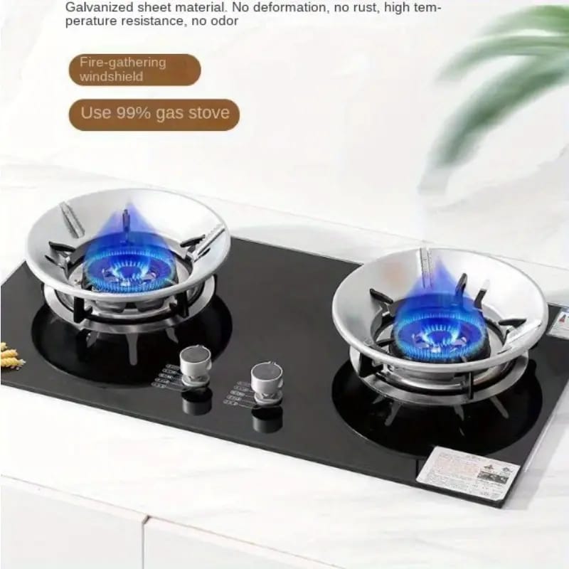 Universal Fire Gas Stove Cover, Energy Saving Wind Shield
