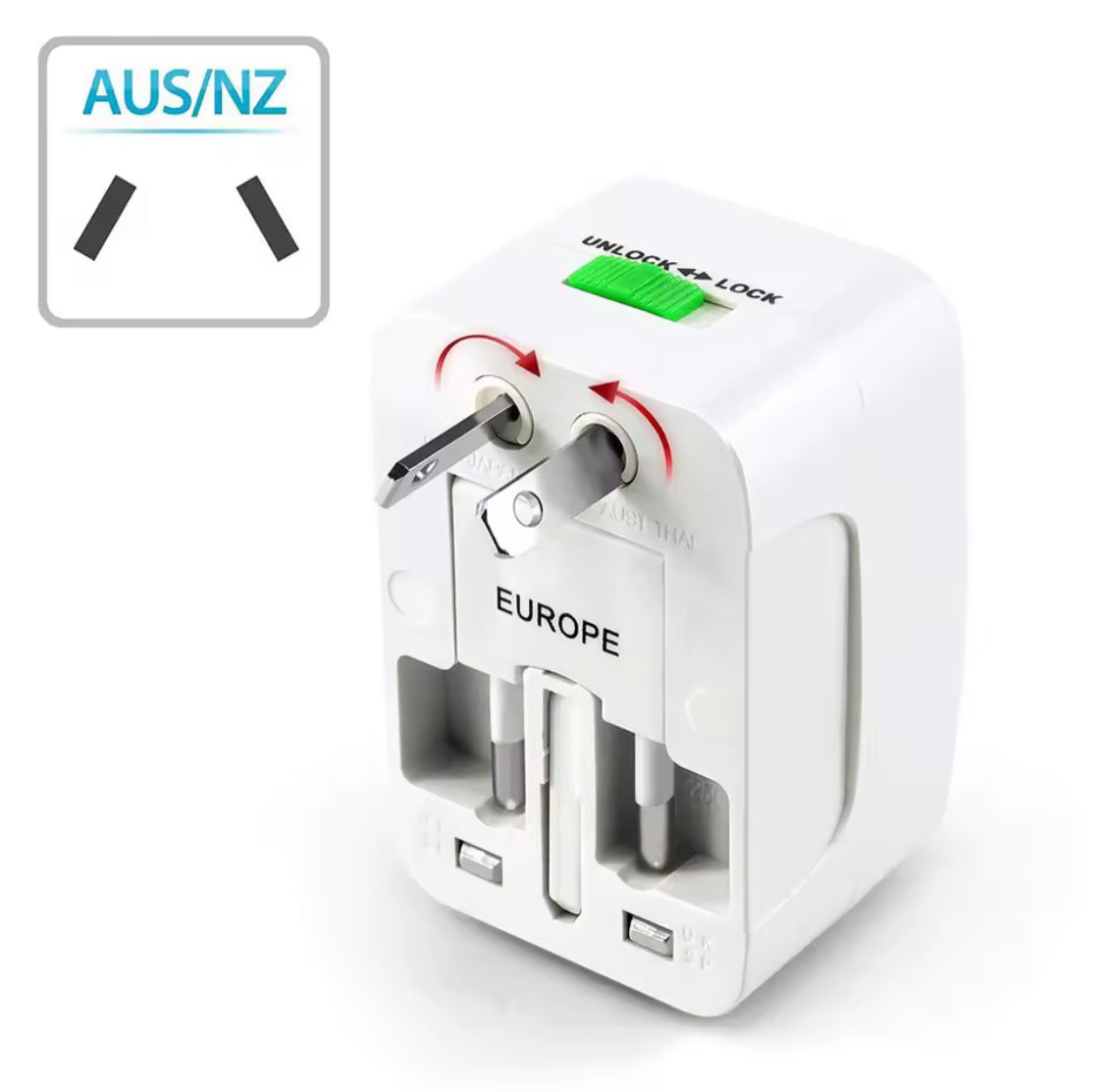 Multifunctional Electric Adapter, All In One Travel Adapter, World Travel Power Adapter