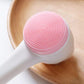 Double Sided Silicone Facial Cleanser Brush for Deep Cleansing and Exfoliation