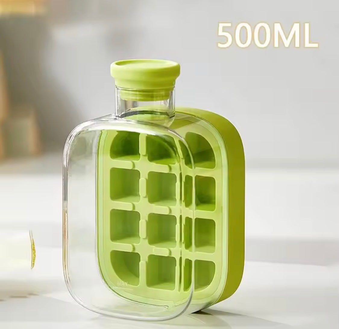 2 In 1 Ice Maker Ice Cube Bottle
