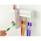 Automatic Toothpaste Dispenser With Toothbrush Holder