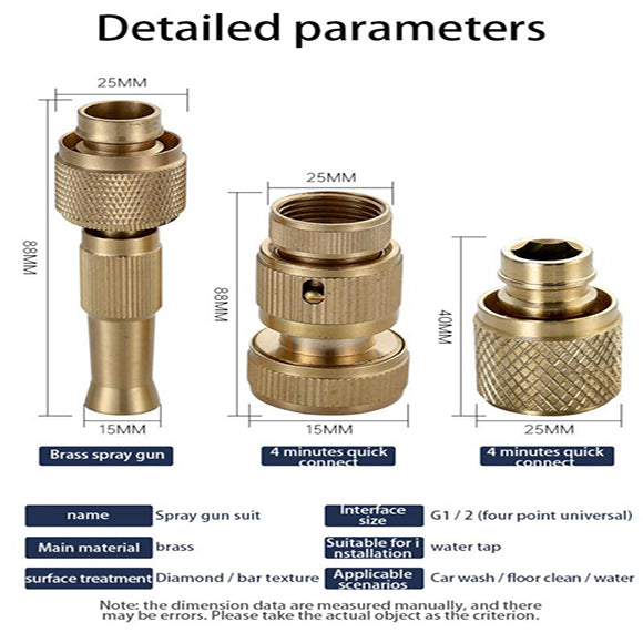 Brass Nozzle Water Spray Gun
