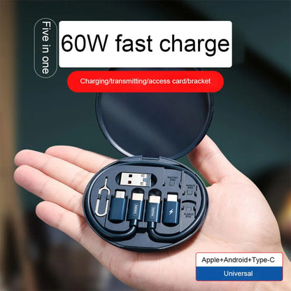 5 IN 1 Data Fast Charging Cable set