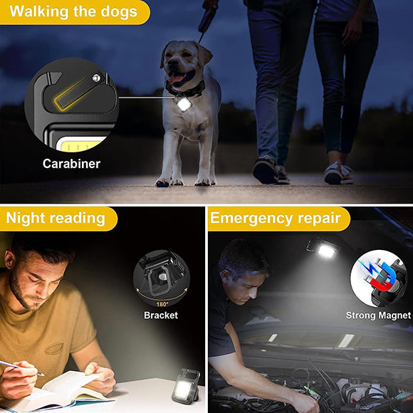 COB Rechargeable Keychain Light