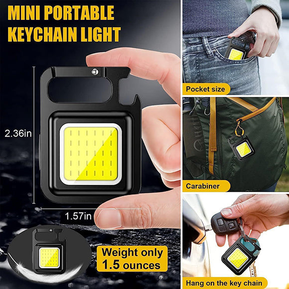 COB Rechargeable Keychain Light