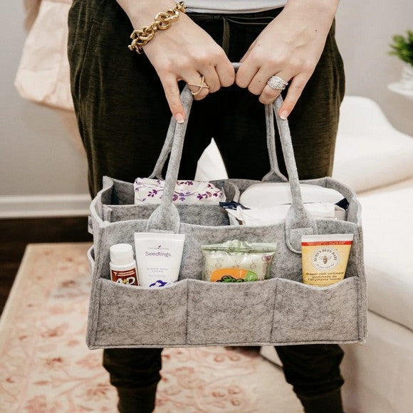 Caddy Organiser – Sturdy 3mm Thick Portable Baby Diaper Bag For Storage