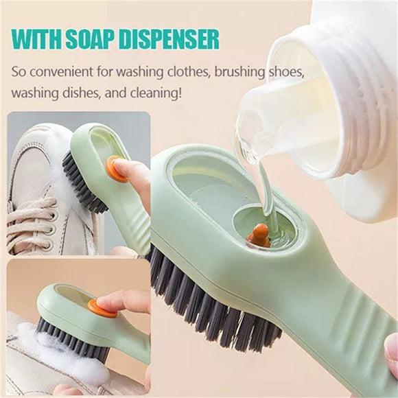 Cleaning Brush With Soap Dispenser