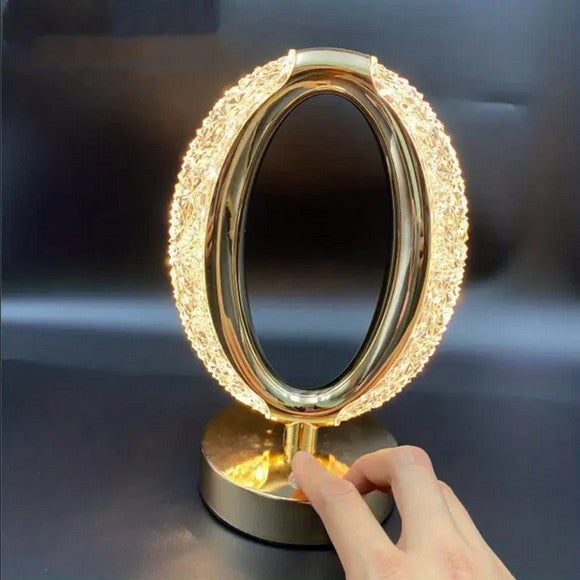 Crystal Oval Night Lamp