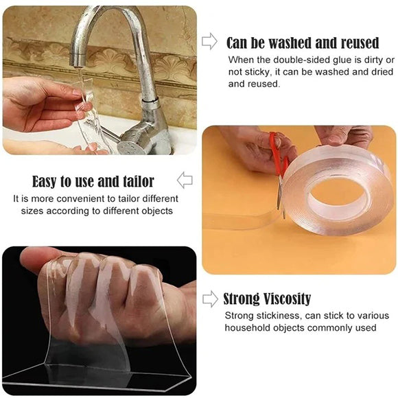 Double Sided Transparent Nano Tape 5M