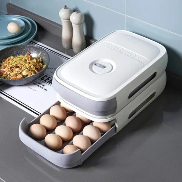 Drawer Type Egg Storage Box with Lid