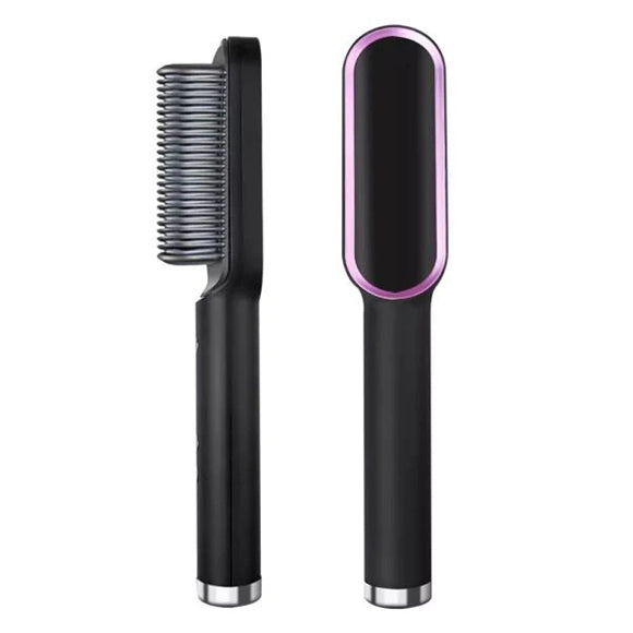 Electric Hair Straightener Brush Comb
