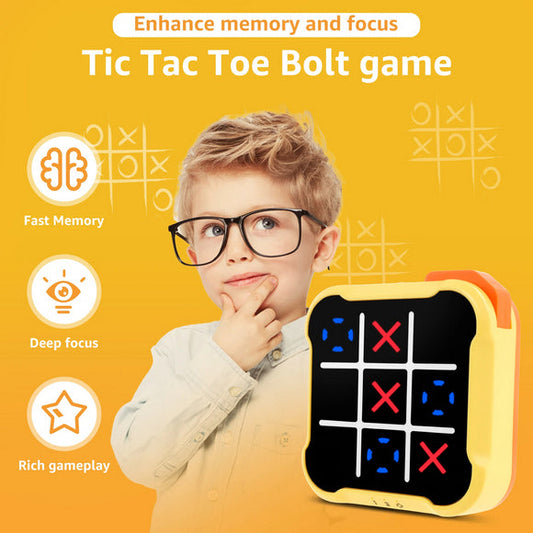 Electronic Tic Tac Toe Bolt Game Memory Training Infinite
