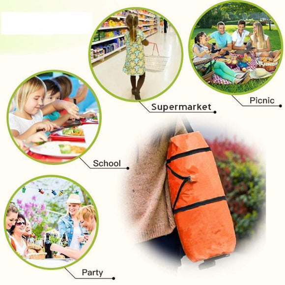 Foldable Shopping Trolley Bag