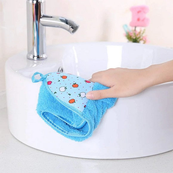 Pack of 4 Hanging Soft Hand Wipe Towel