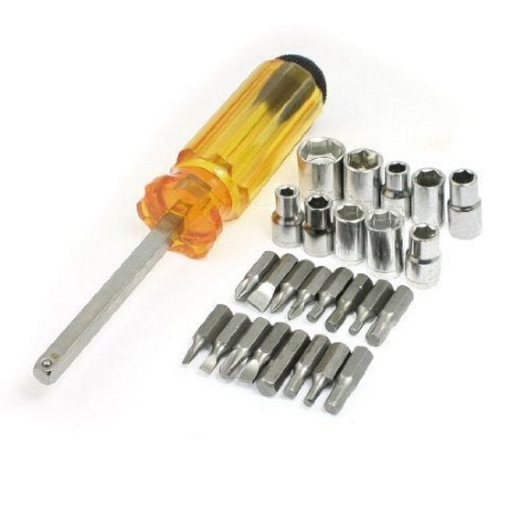 Heavy Duty Multipurpose Steel Alloy 28 Pieces Screwdriver Bit Set