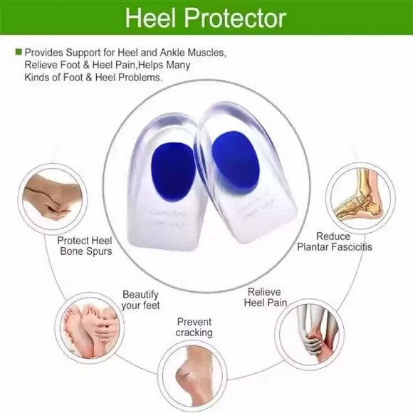 Heel Cups for Heel Pain Silicone