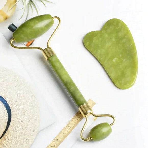 Jade Roller Gua Sha Set