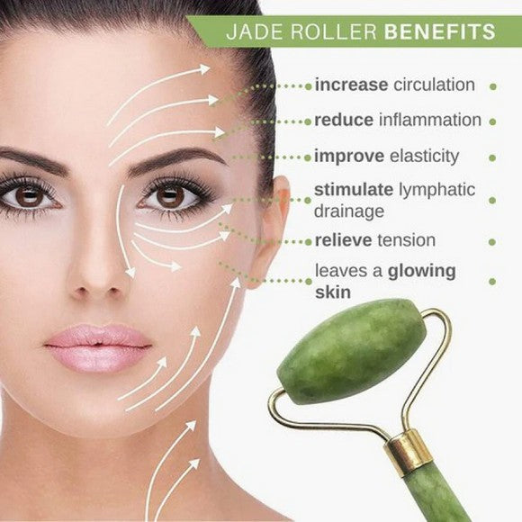 Jade Roller Gua Sha Set