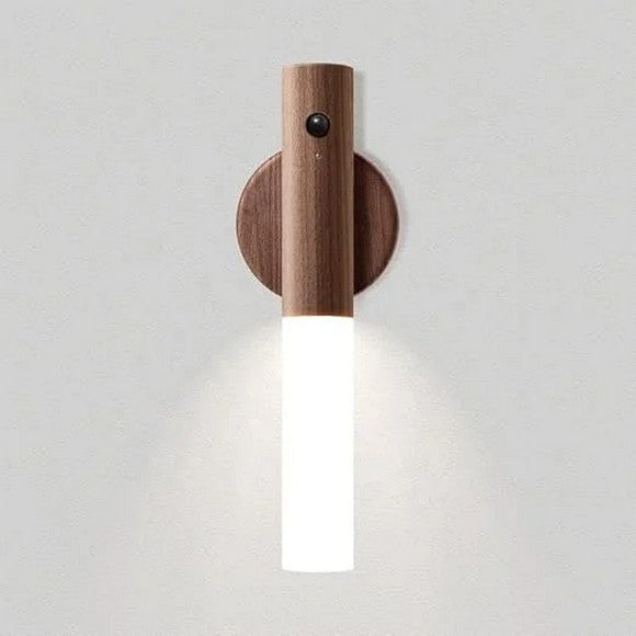 LED Wood Night Light Motion Sensor