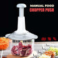 Manual Food Push Chopper For Vegetables & Meat